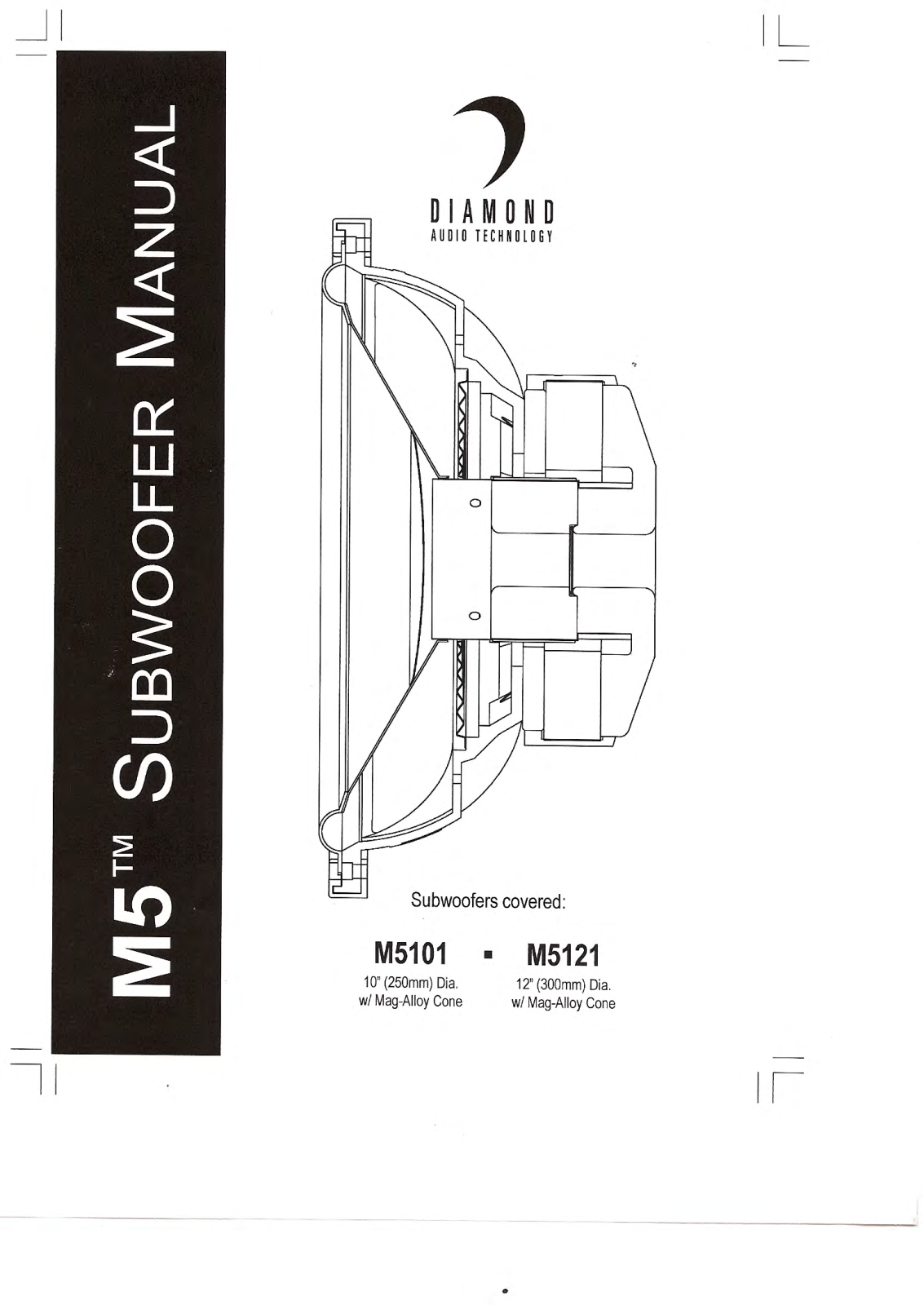 Diamond M5121, M5101 Owners Manual