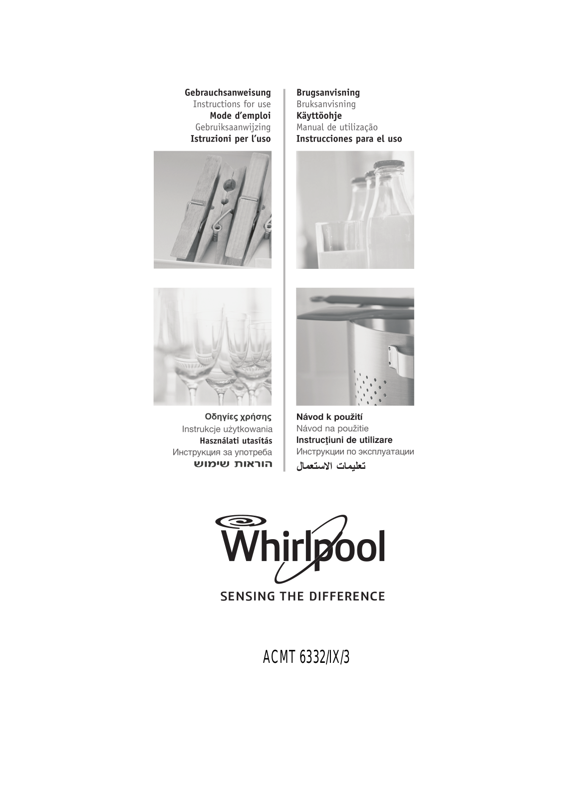 WHIRLPOOL ACMT 6332/IX/3 User Manual