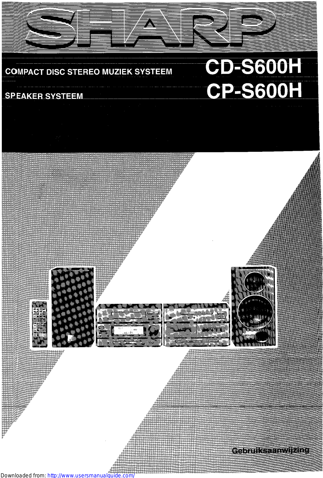 SHARP CD-S600H, CP-S600H User Manual