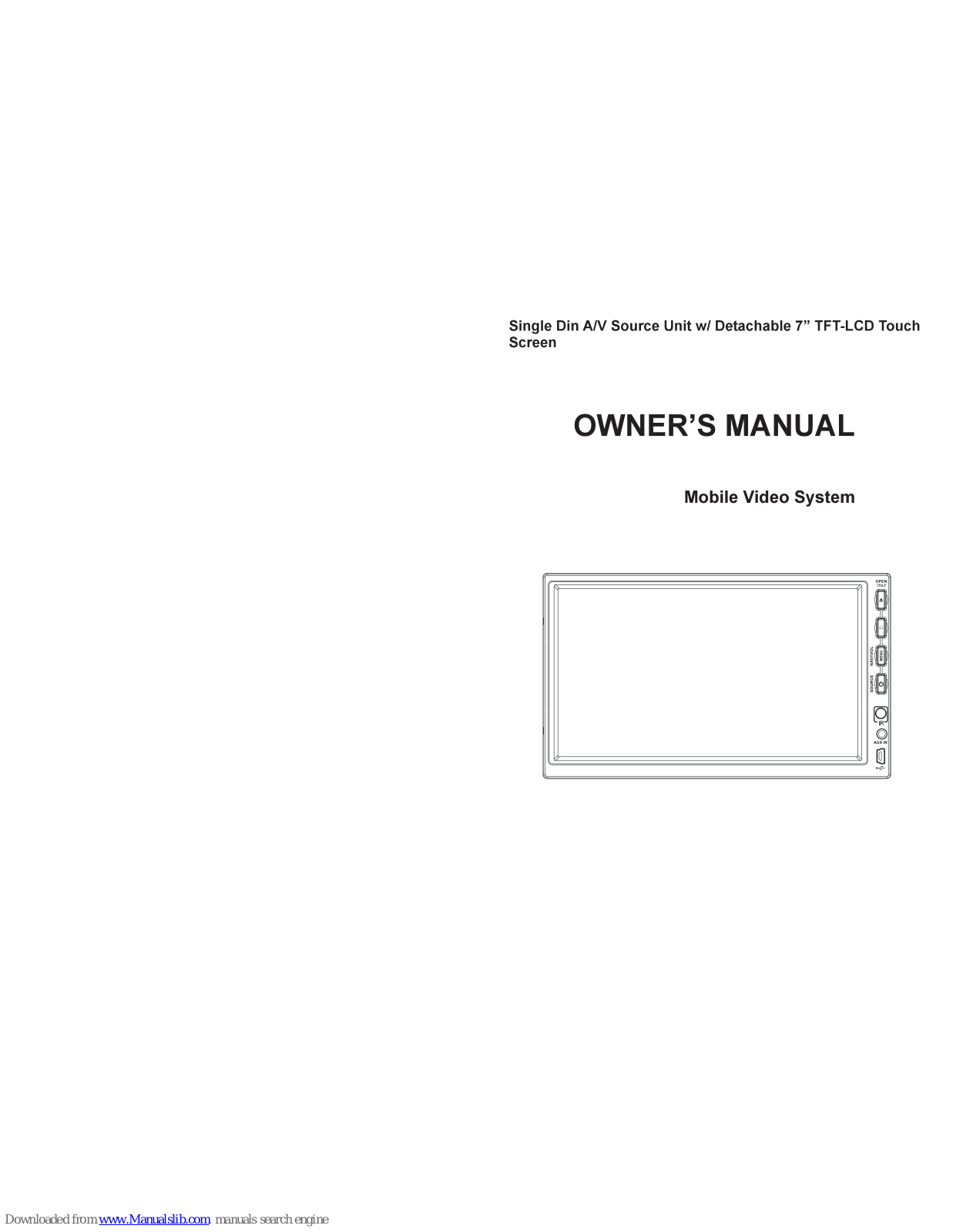 Farenheit PTID-7000 Owner's Manual