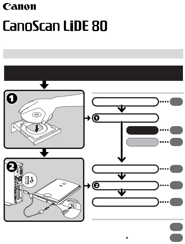 Canon CANOSCAN-LIDE 80 Quick Start Guide