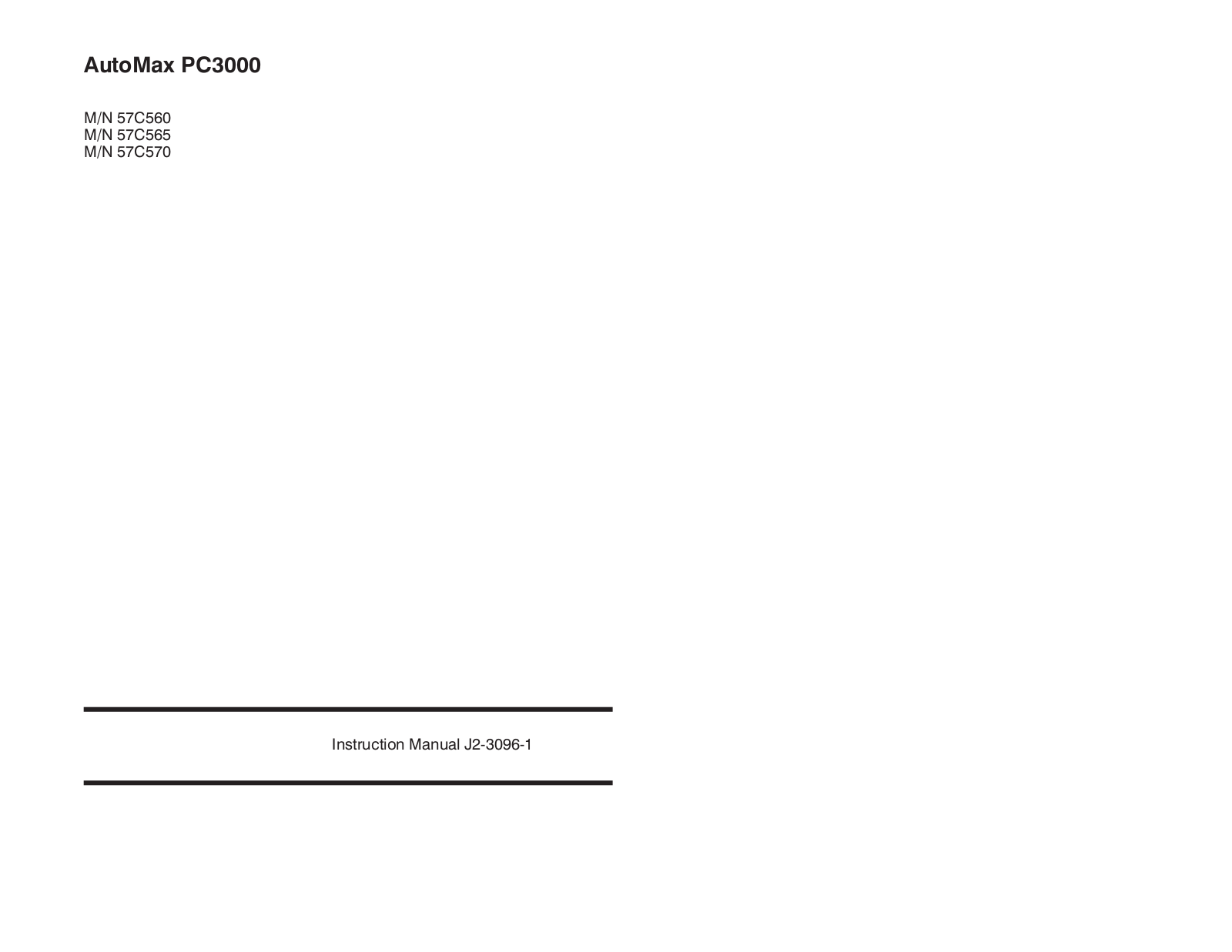 Rockwell Automation 57C570 User Manual