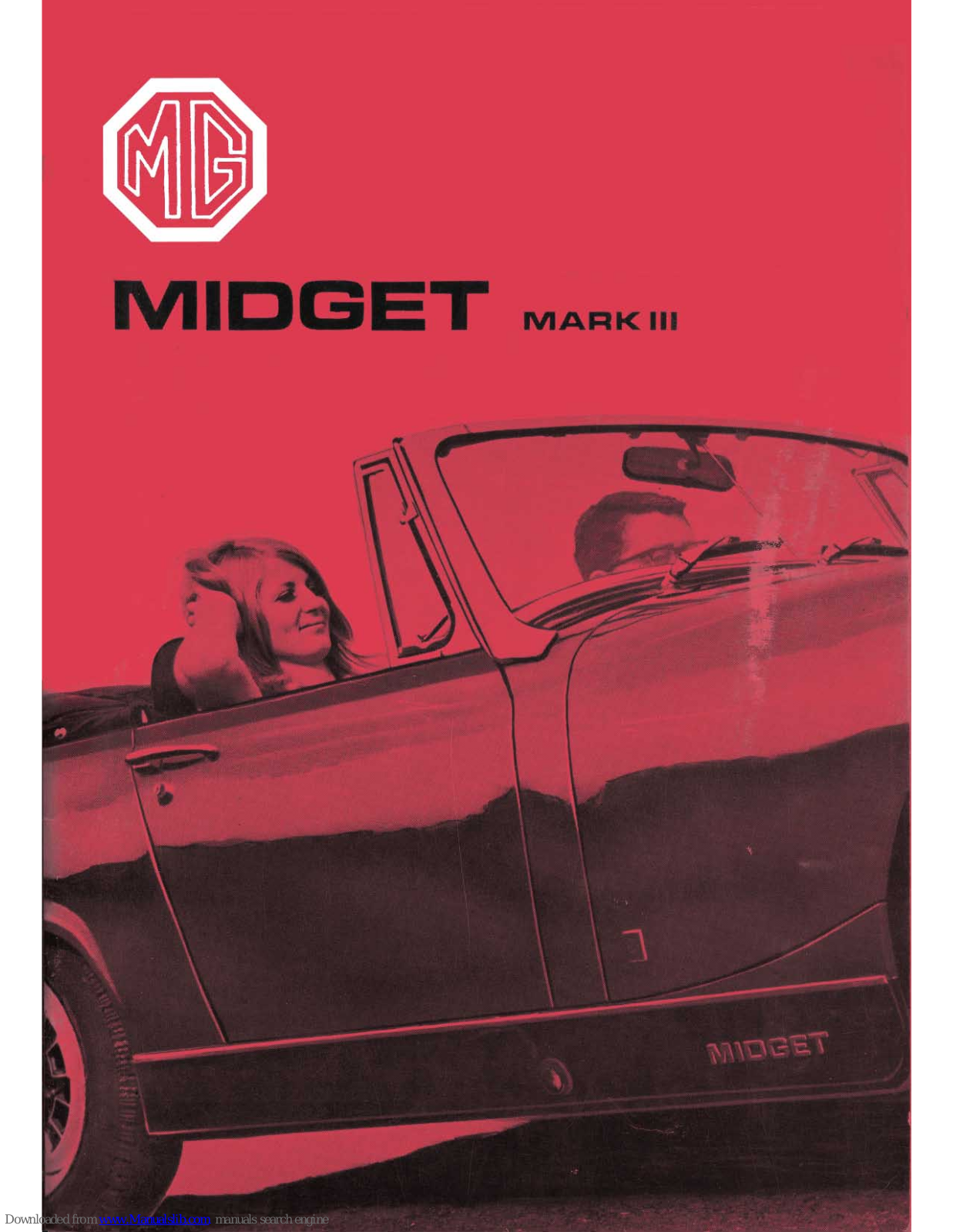 MG midget mark 3, midget mark III User Manual - ManualMachine.com