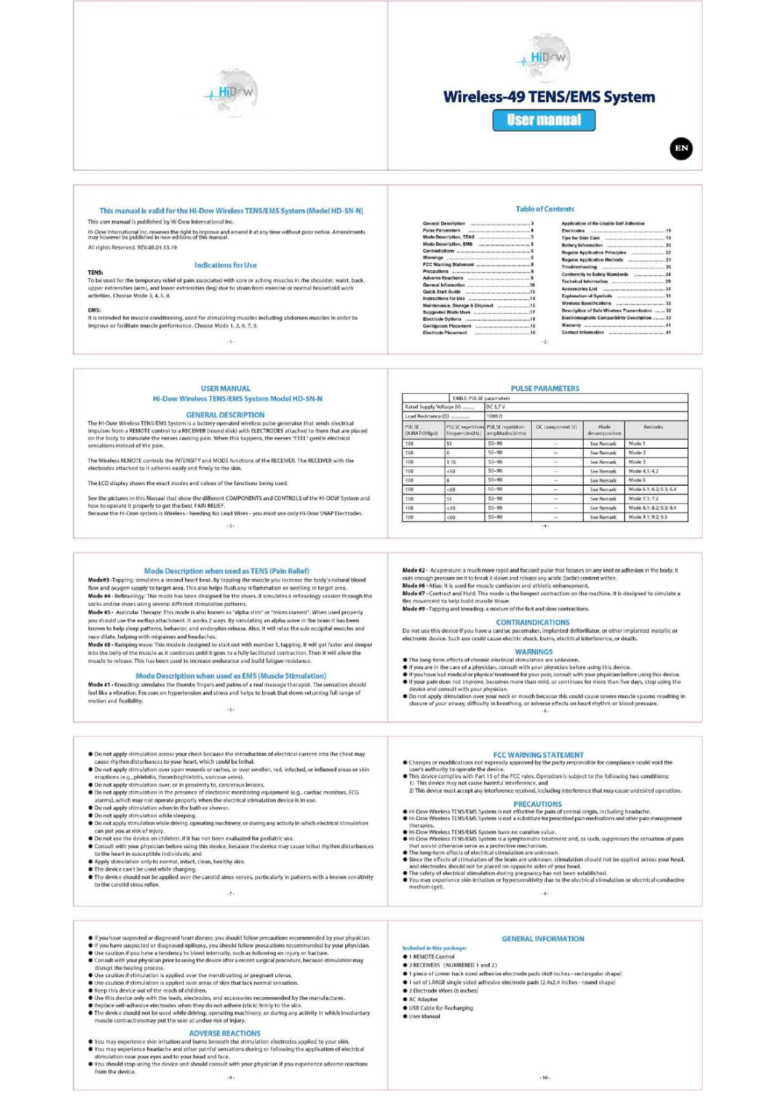 HiDow Wireless-49 USER MANUAL - ManualMachine.com