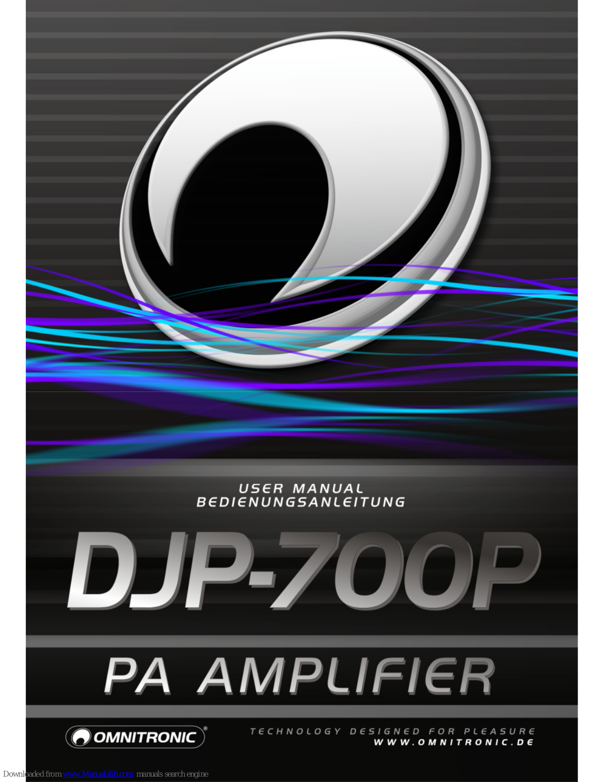 Omnitronic DJP-700P User Manual