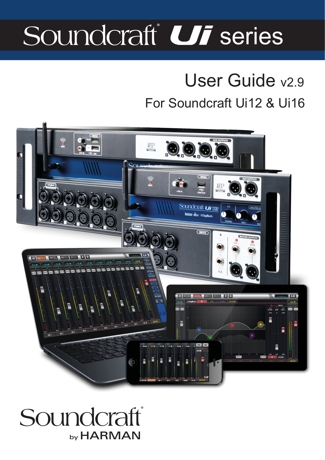 Harman UI16, UI12 User Manual