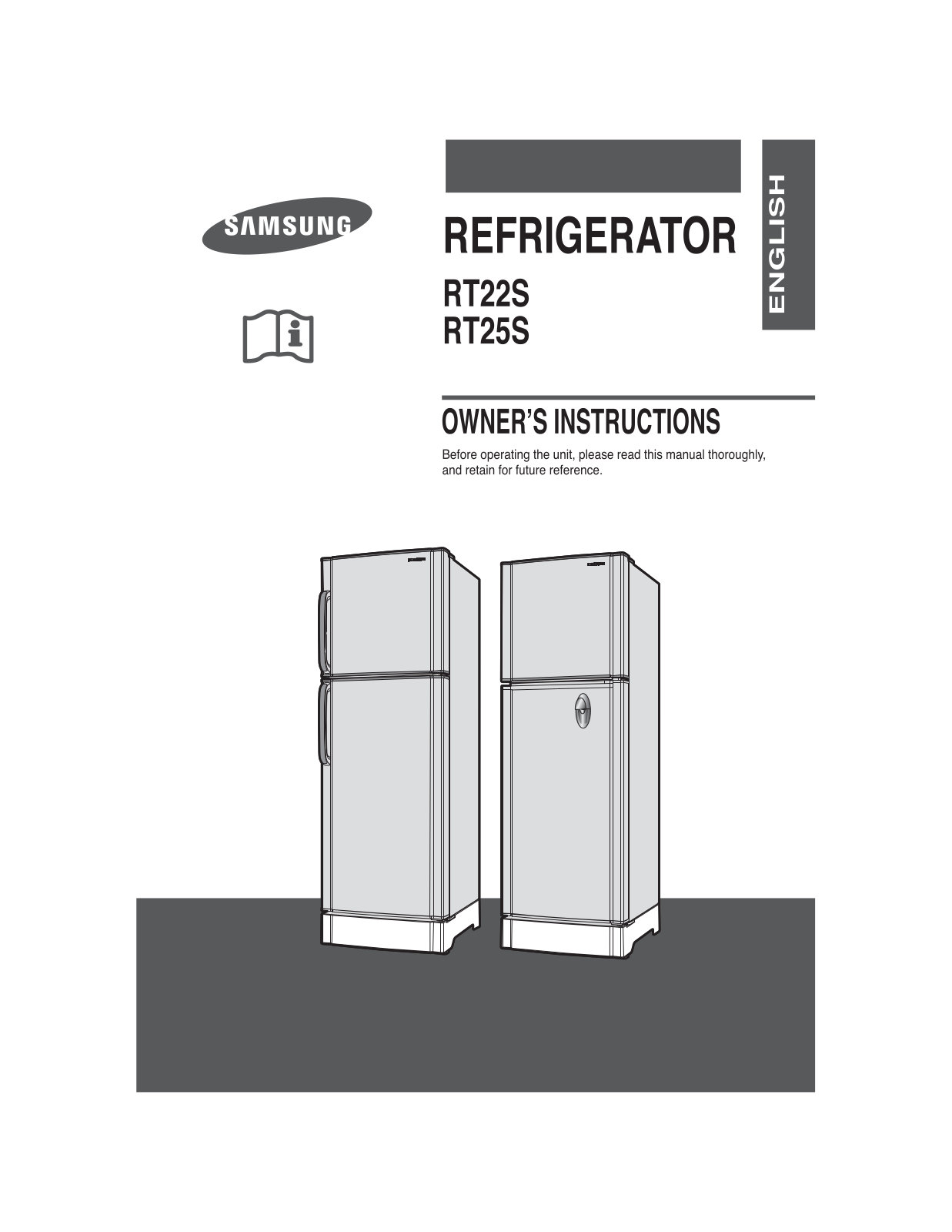 Samsung RT25DASW, RT25DASS, RT22DASS User Manual