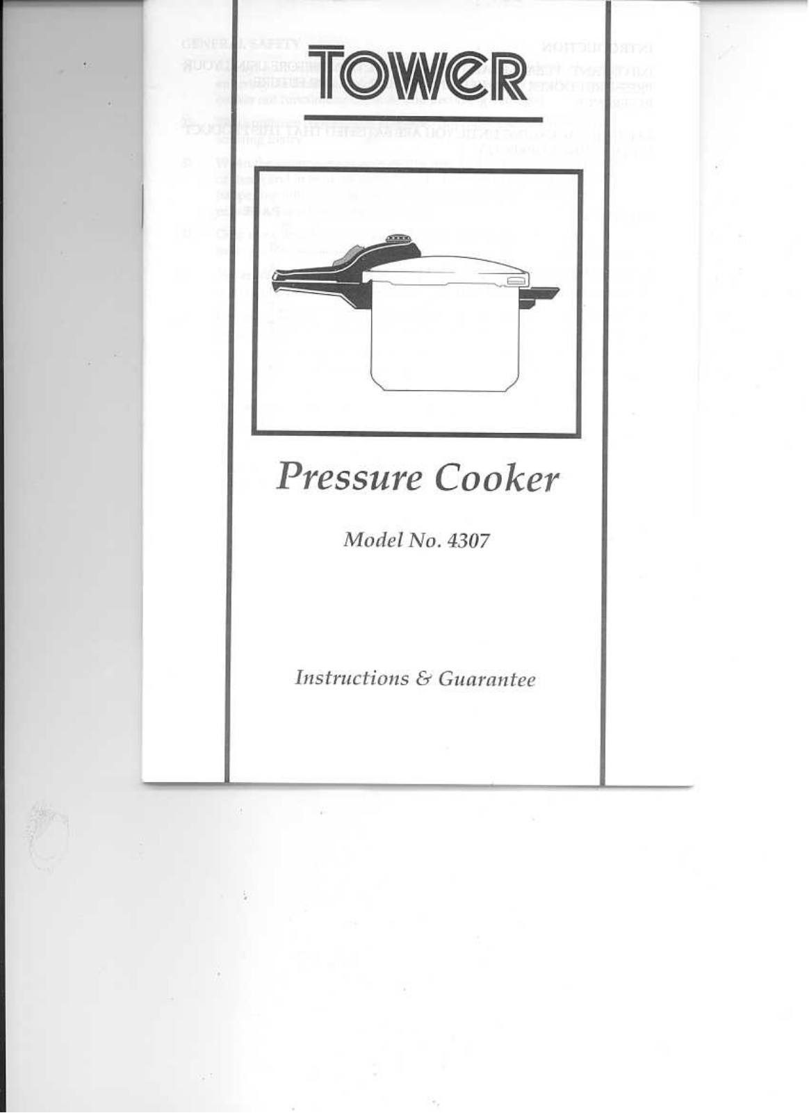 Tower 4307 User Manual