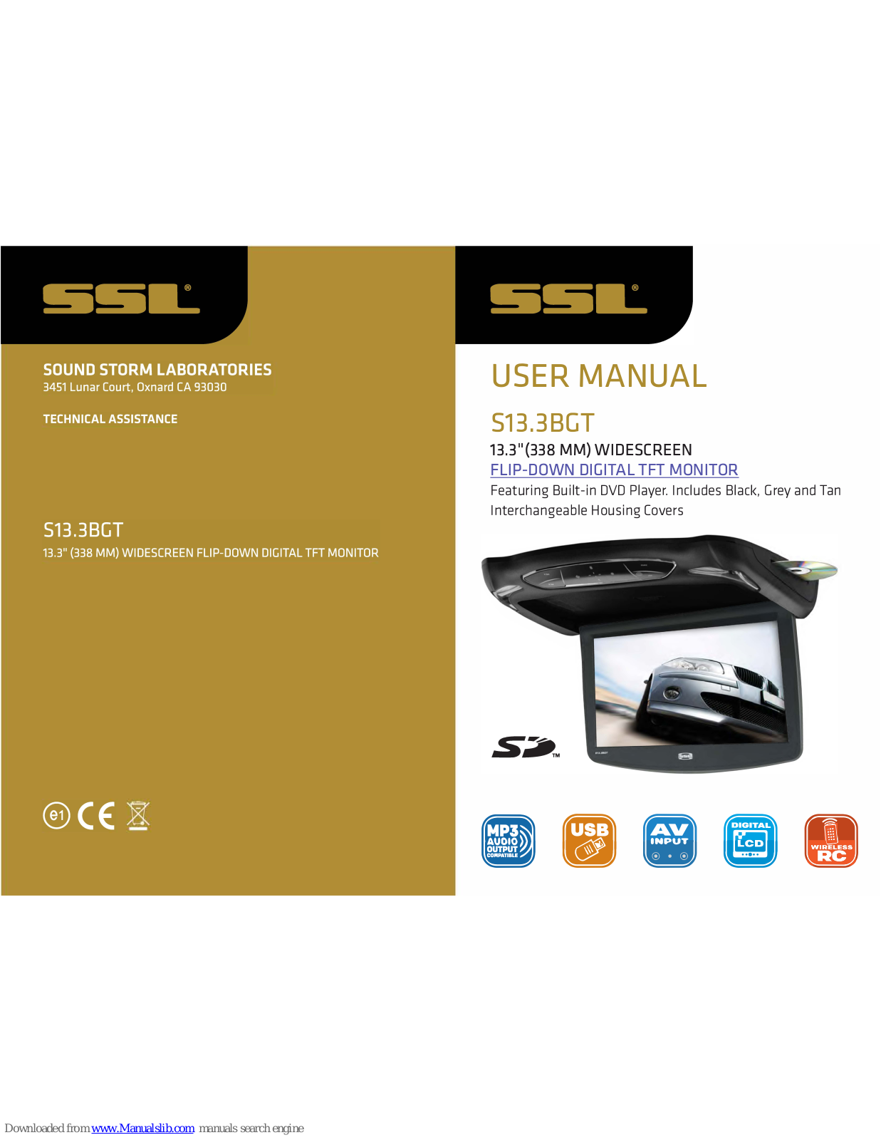 Ssl S13.3BGT User Manual