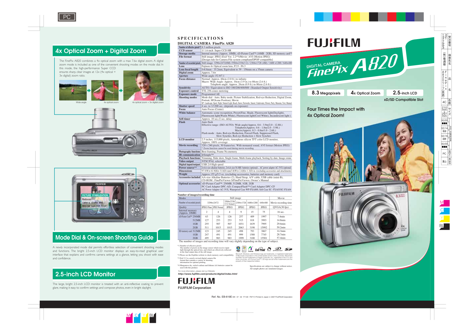 FujiFilm A820 User Manual