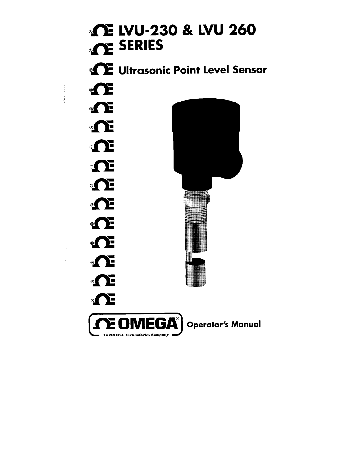 Omega Products LVU 260 Installation  Manual