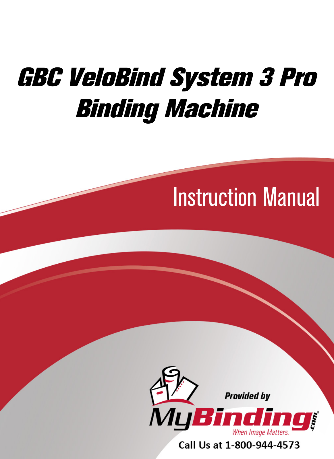 General Binding GBC Instruction Manual