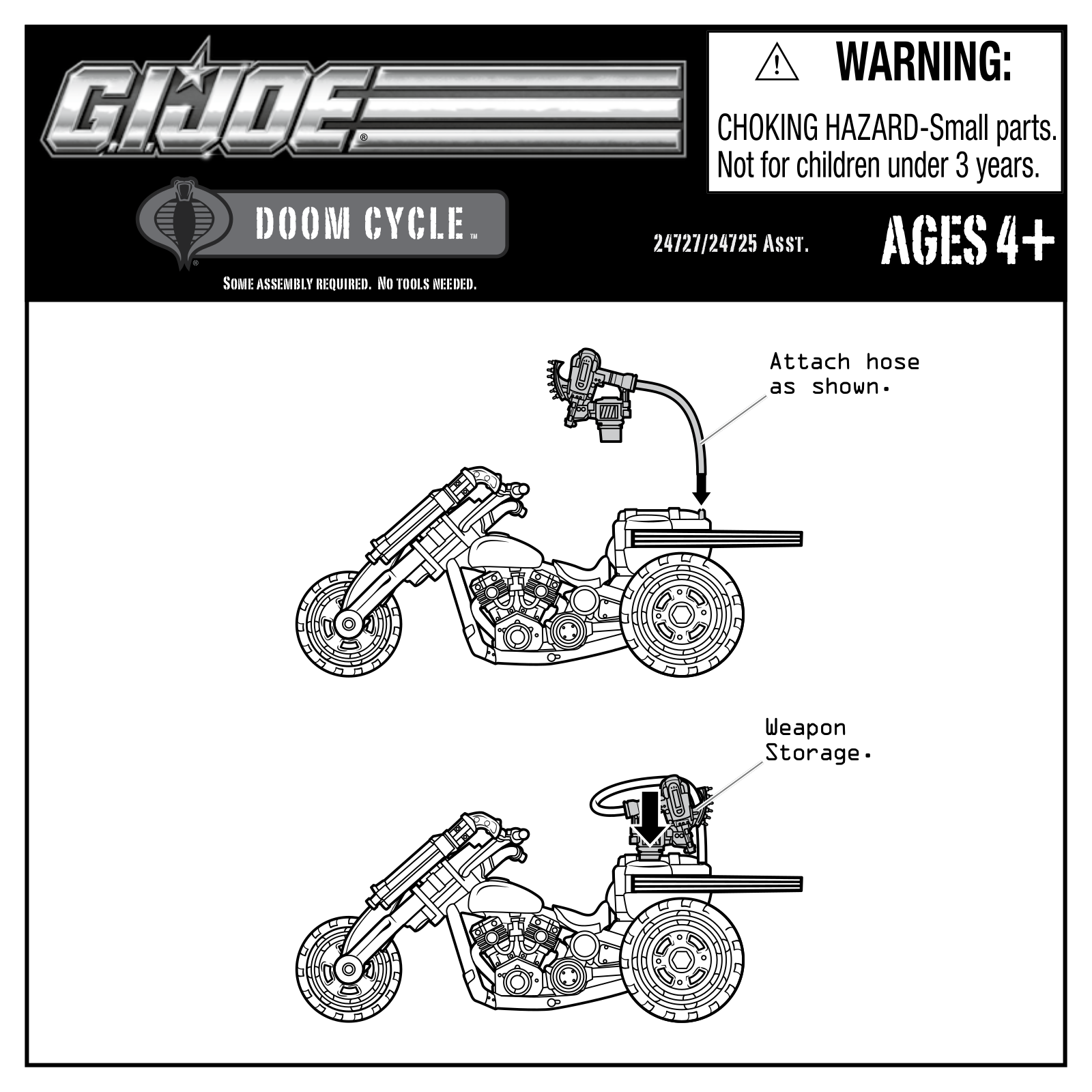 HASBRO GI Joe Doom Cycle User Manual