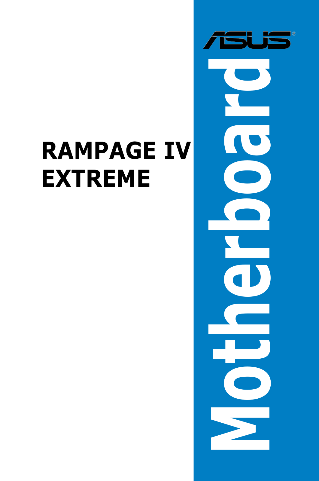 Asus RAMPAGE IV EXTREME User Manual