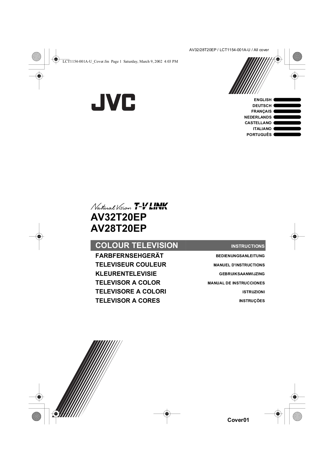 JVC AV-28T20, AV28T20EP, AV32T20EP User Manual