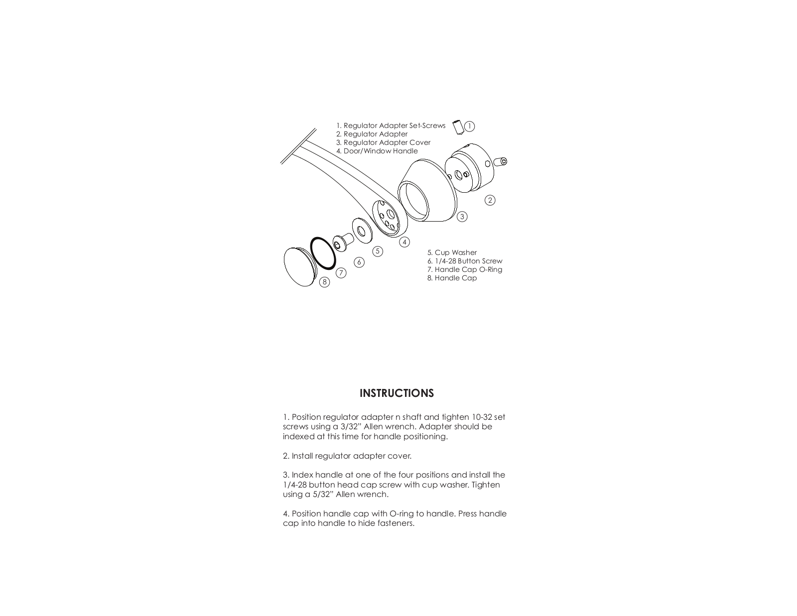 Billet Specialties Window Cranks User Manual