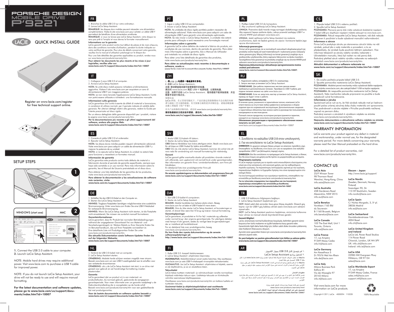 LaCie P'9221 User Manual