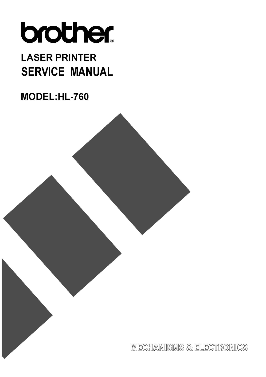 Brother HL-760 Service Manual