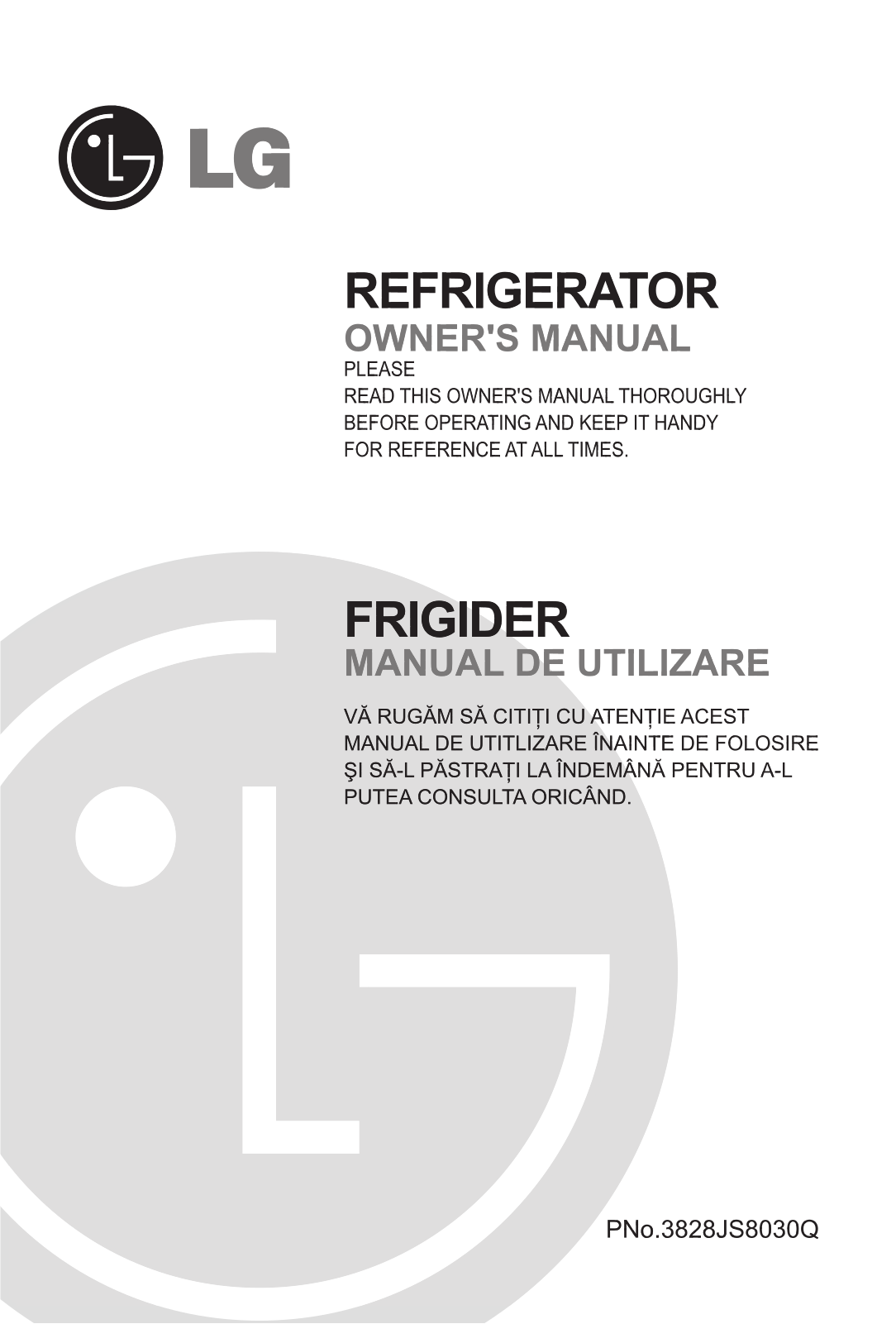 Lg GC-151S User Manual