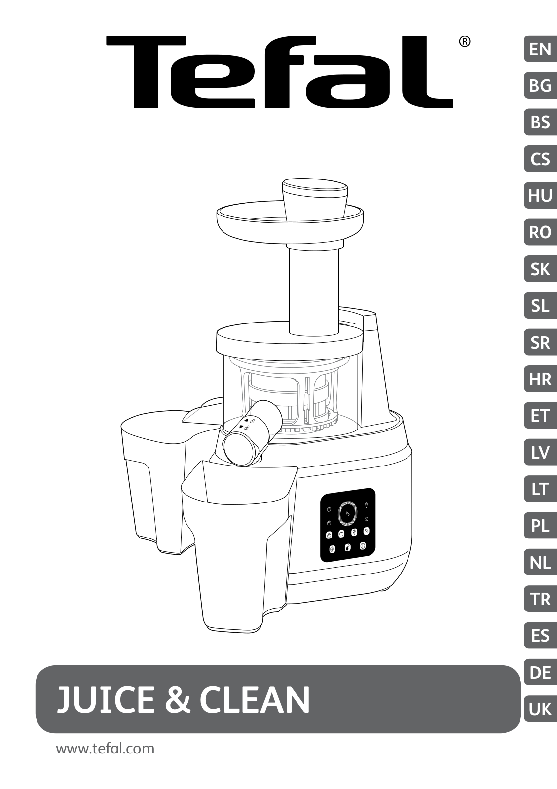 Tefal Juice N' Clean ZC420E38 User Manual