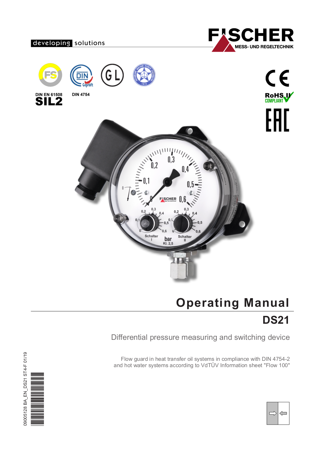 FISCHER DS21 Operating Manual