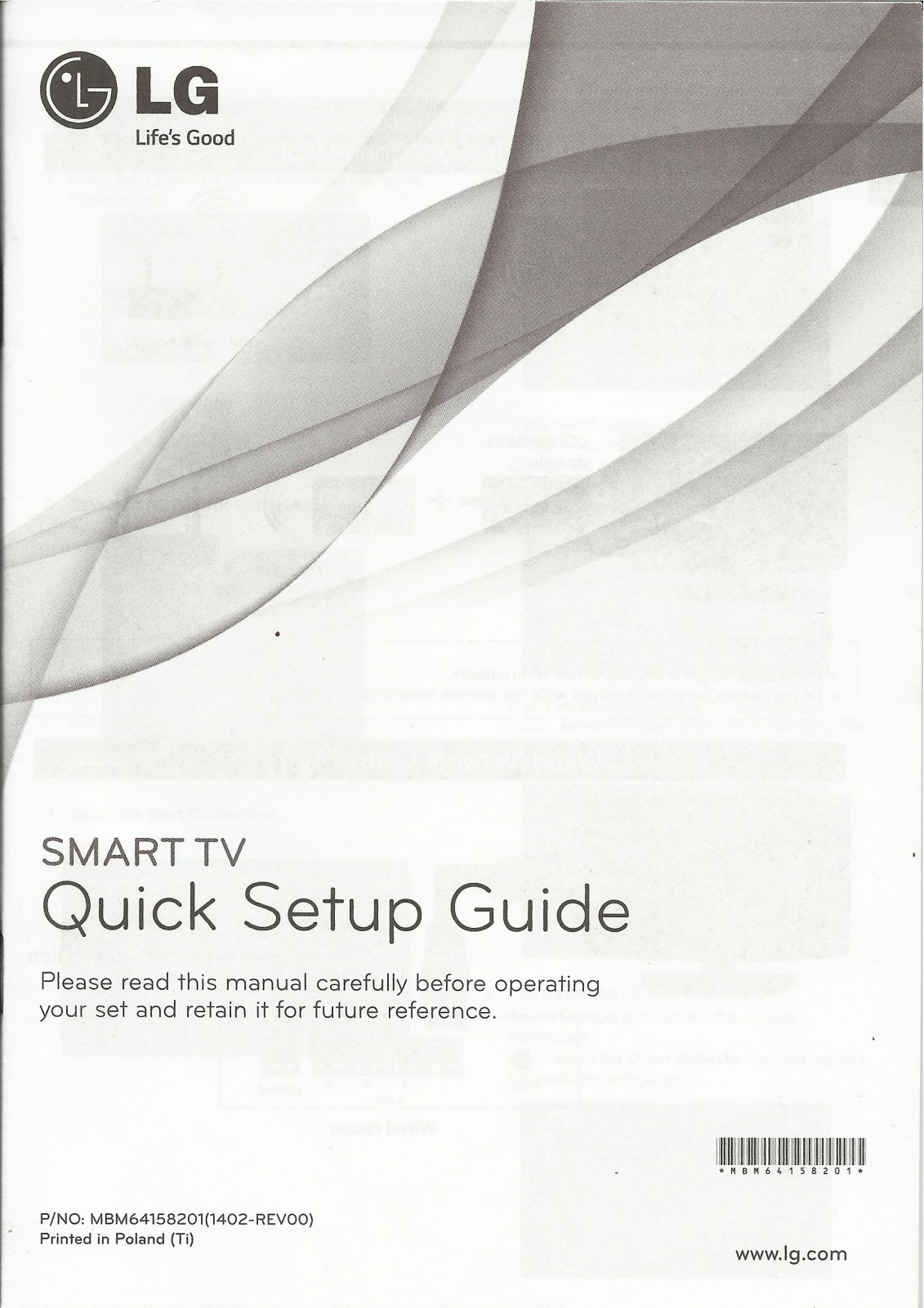 LG LB580V Quick Setup Manual