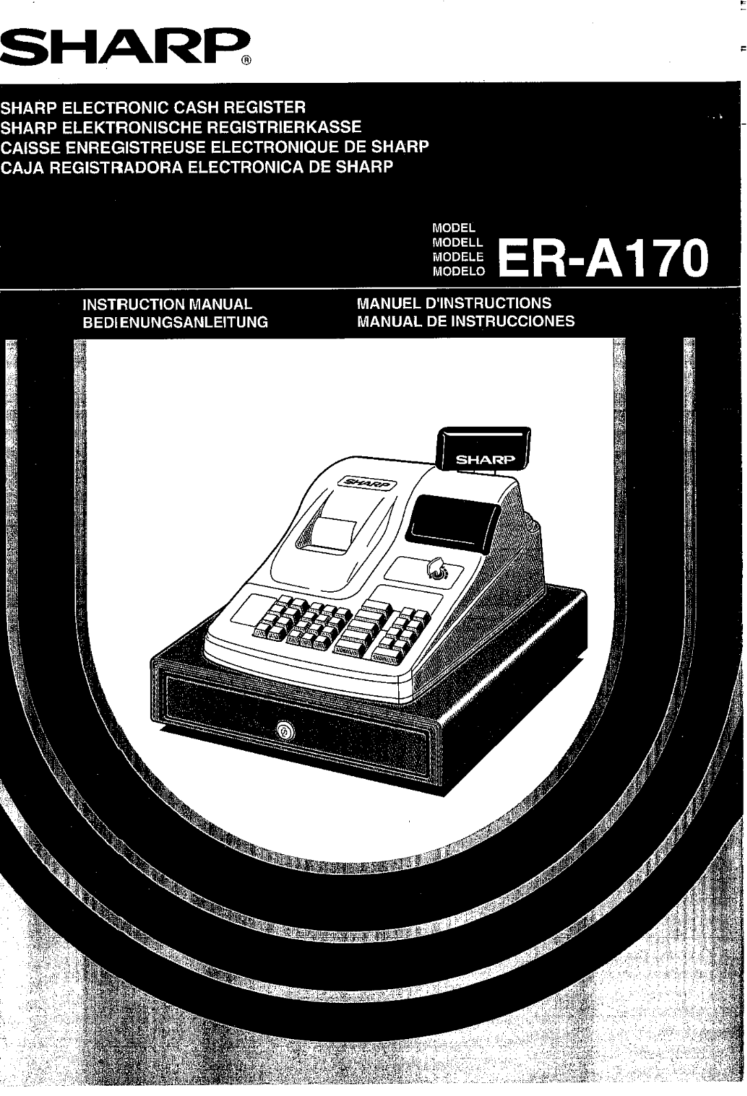 Sharp ER-A170 User Manual