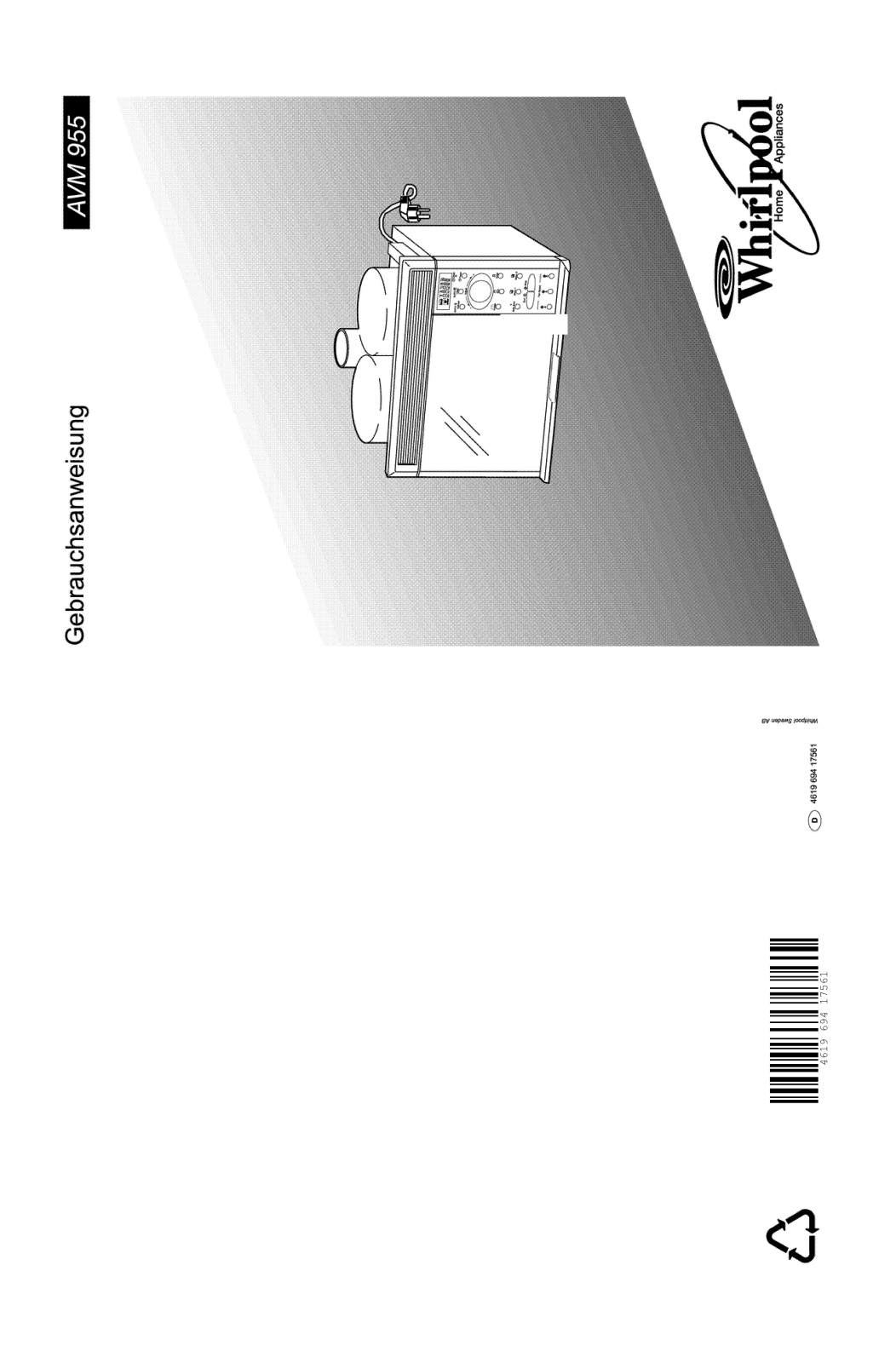 Whirlpool AVM 955/WP/WH User Manual