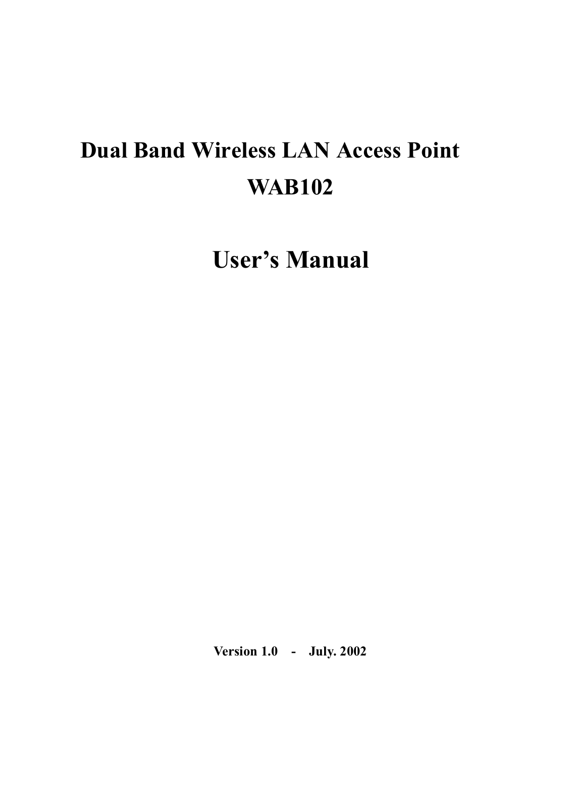 Netgear orporated WAB102 Users Guide