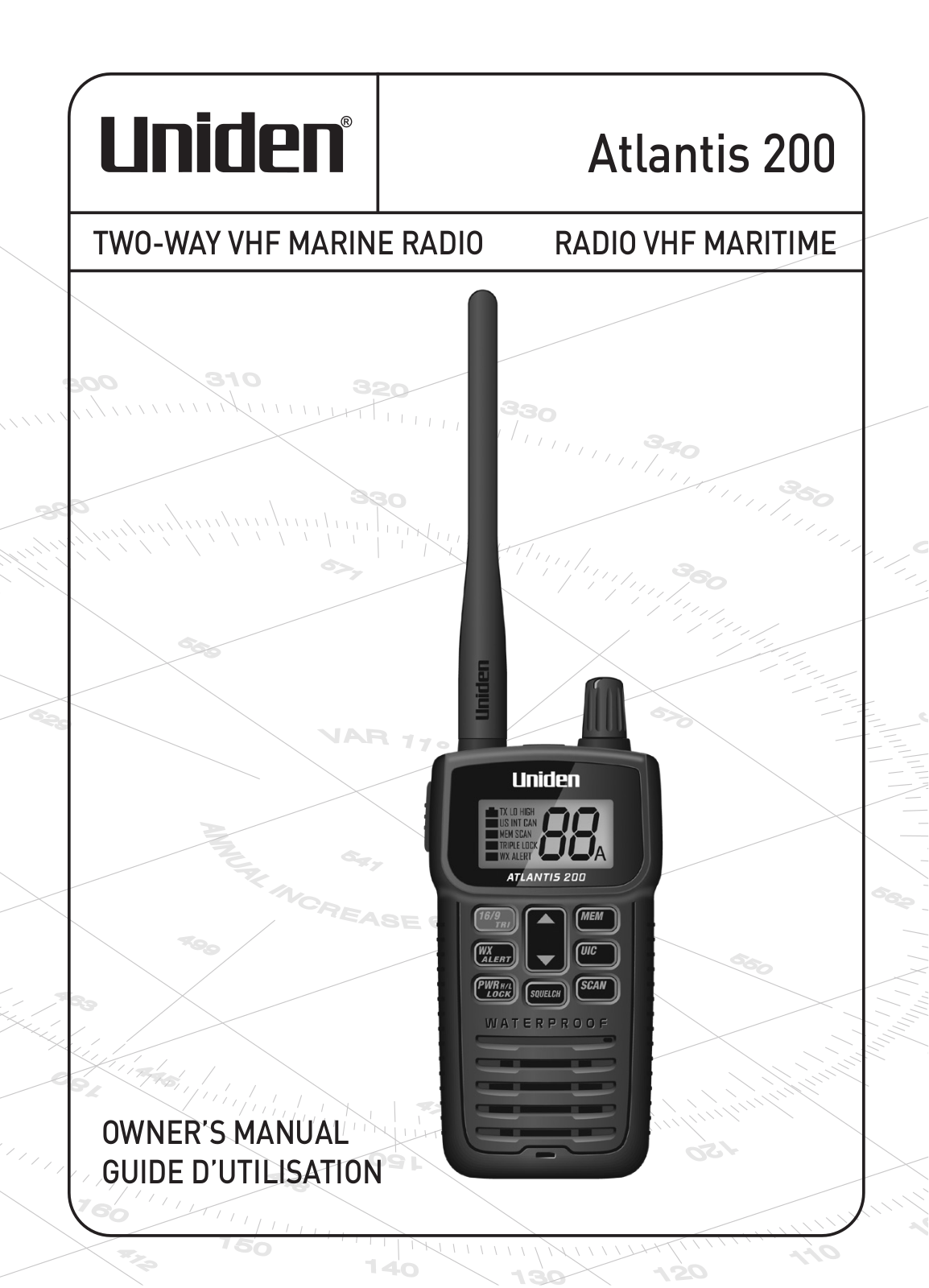 Uniden ATLANTIS 250G, Atlantis 200, ATLANTIS 250-BK Owner's Manual