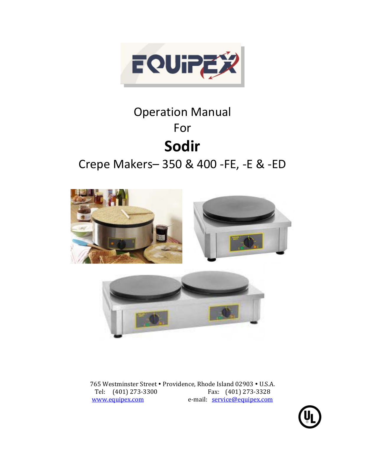 Equipex 350ED Installation  Manual