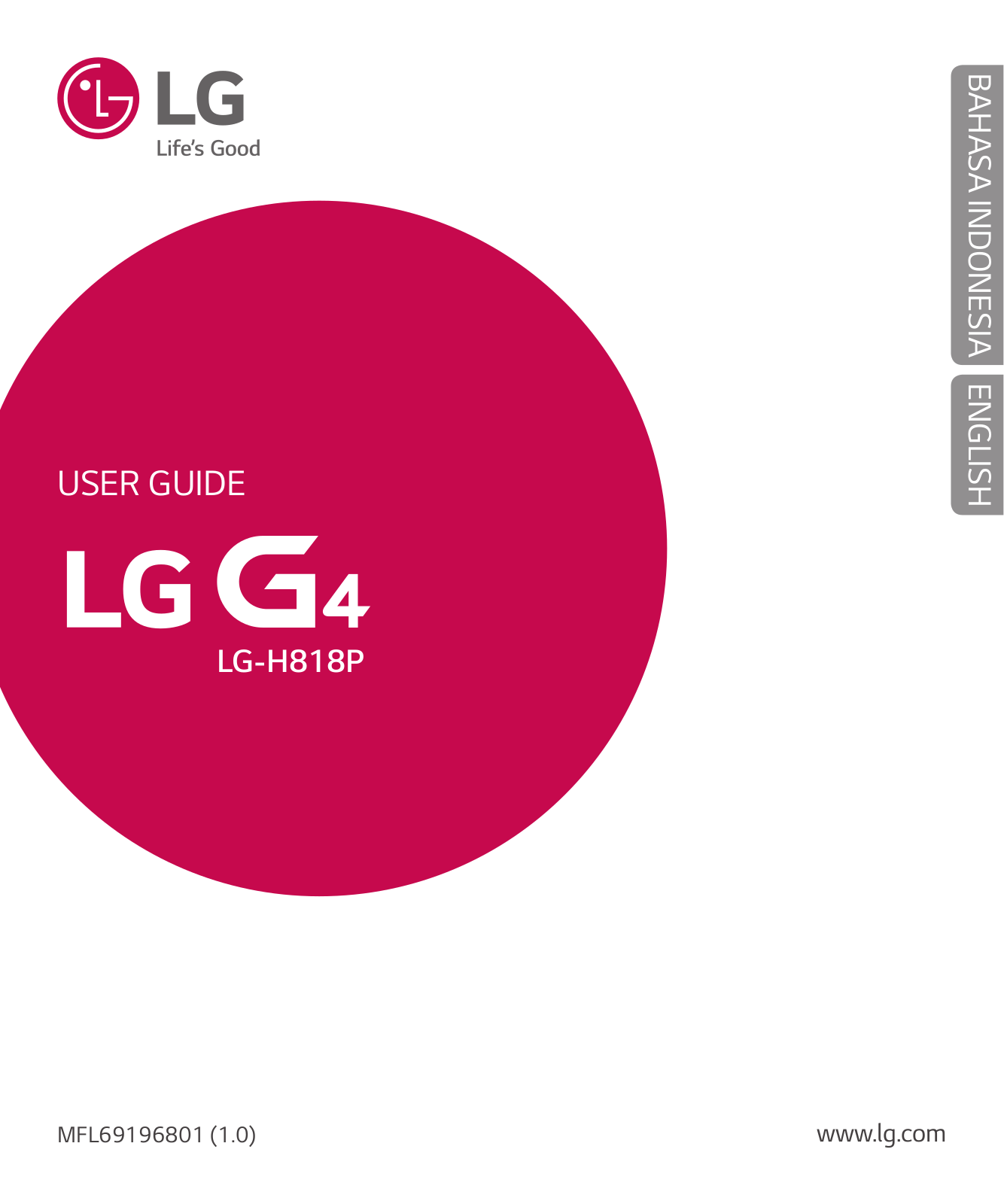 LG LGH818P Owner’s Manual