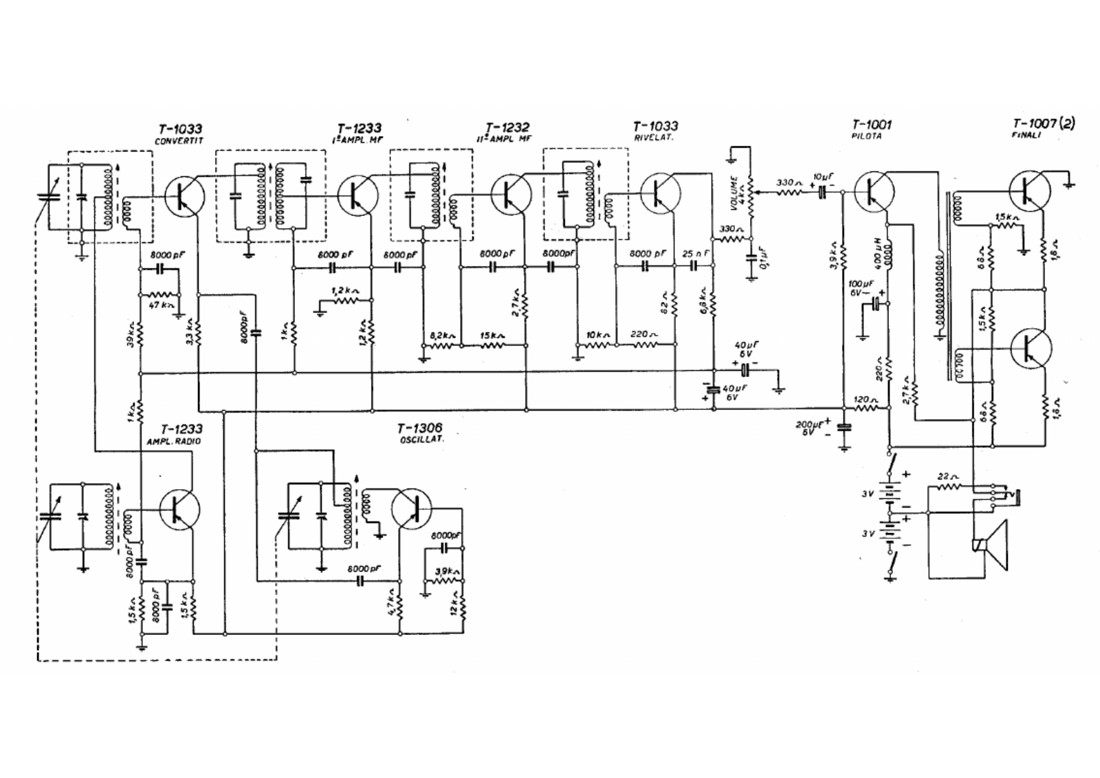 Philco T901 Schematic