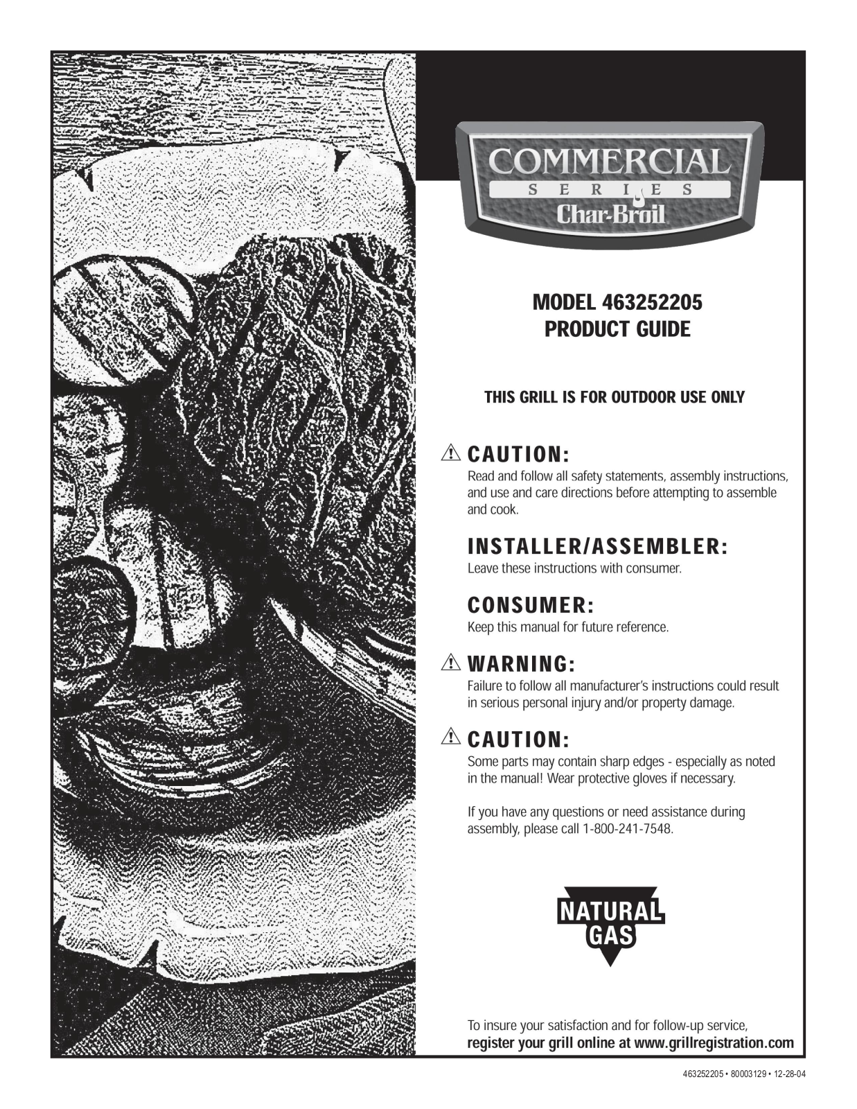 Charbroil 463252205 Owner's Manual