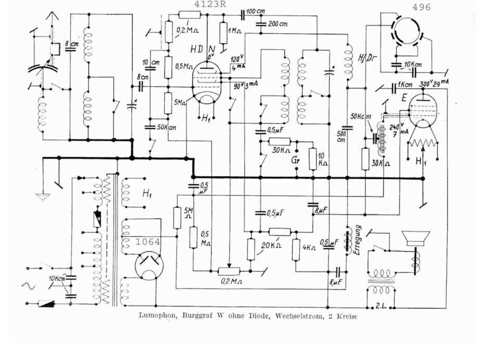 Lumophon burggraf w schematic - ManualMachine.com