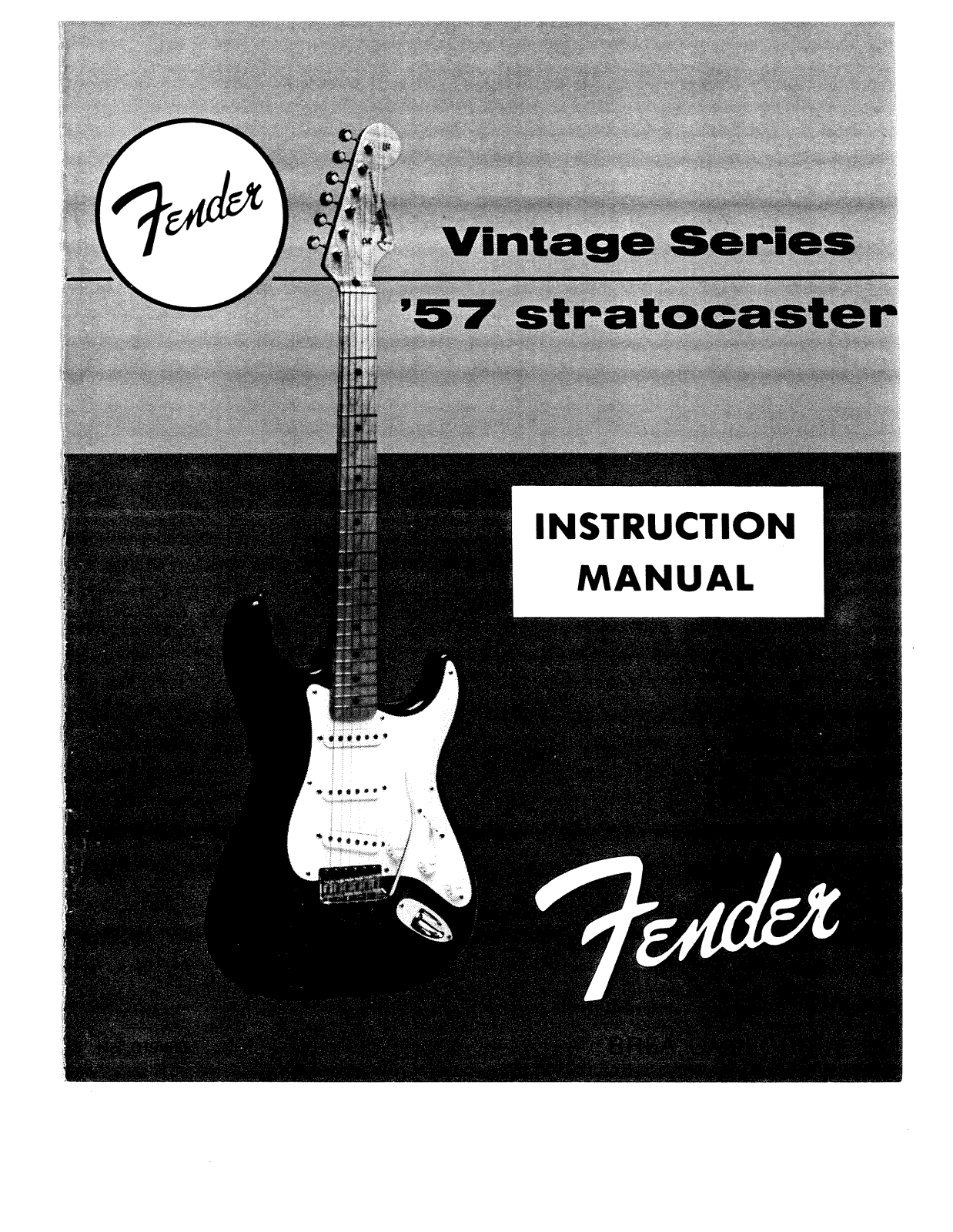 Fender 57 User Manual