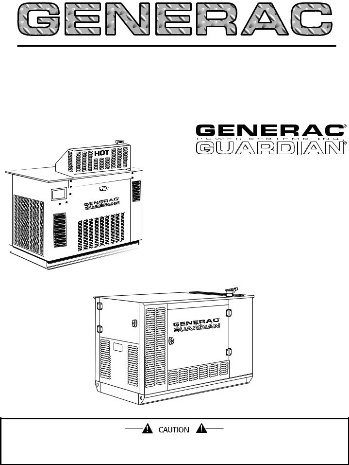 Generac 004475-1, 004370-2, 004189-1, 004371-2, 004188-1 User Manual