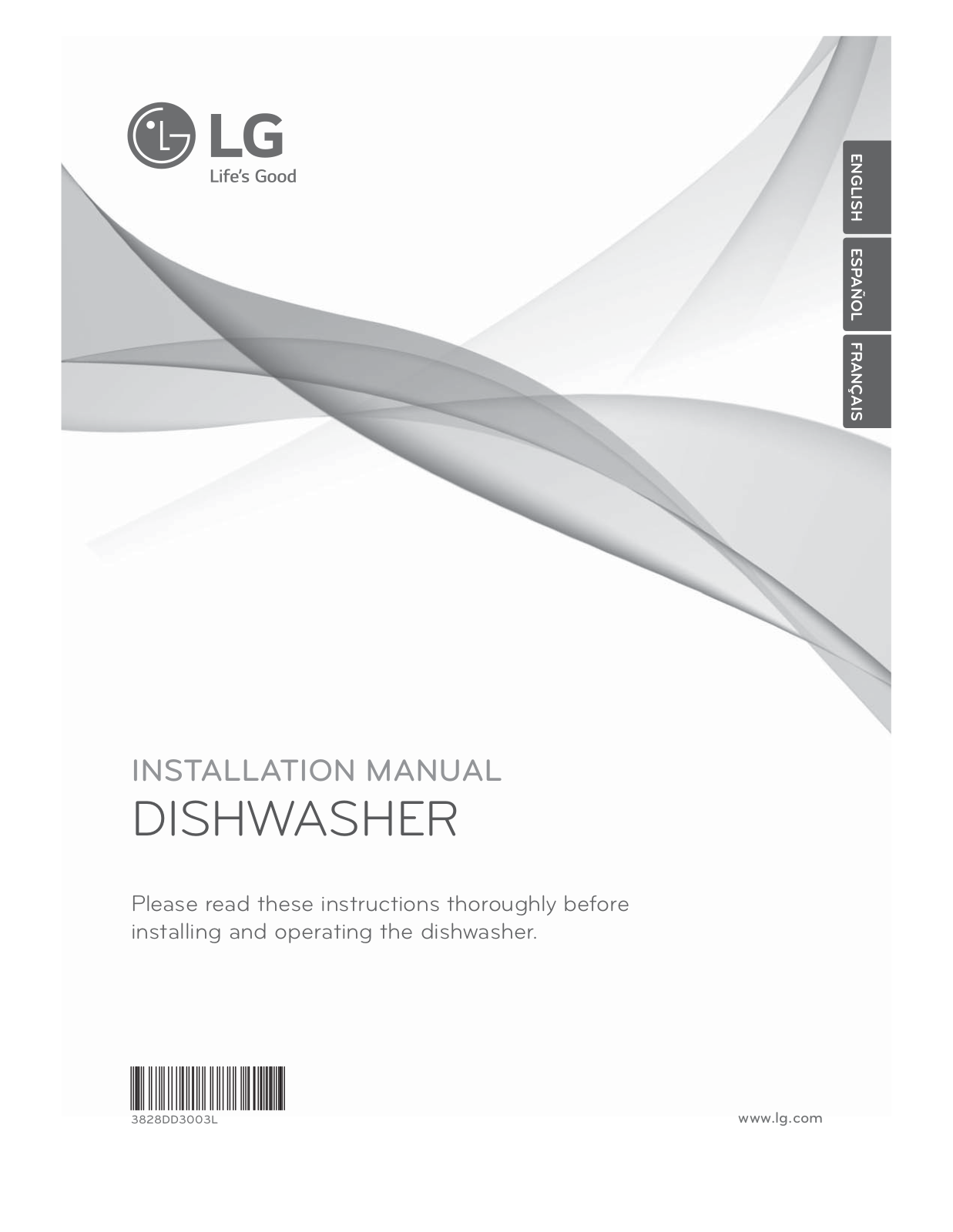 LG Electronics 3828DD3003L User Manual