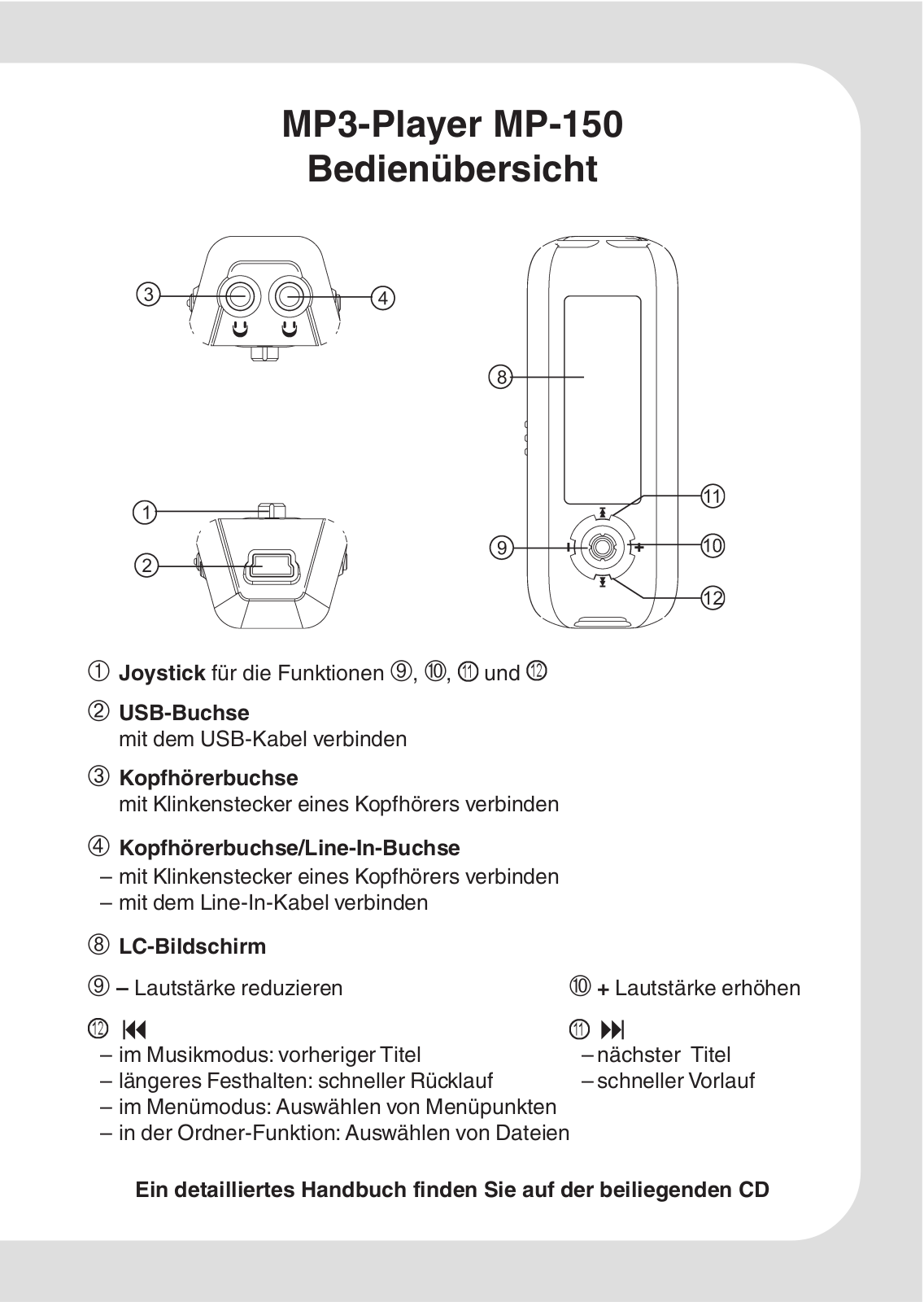 Teac MP-150 User Manual