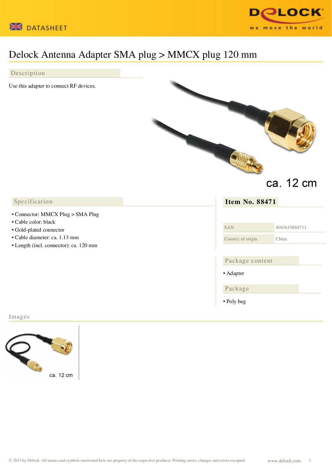 DeLOCK 88471 User Manual