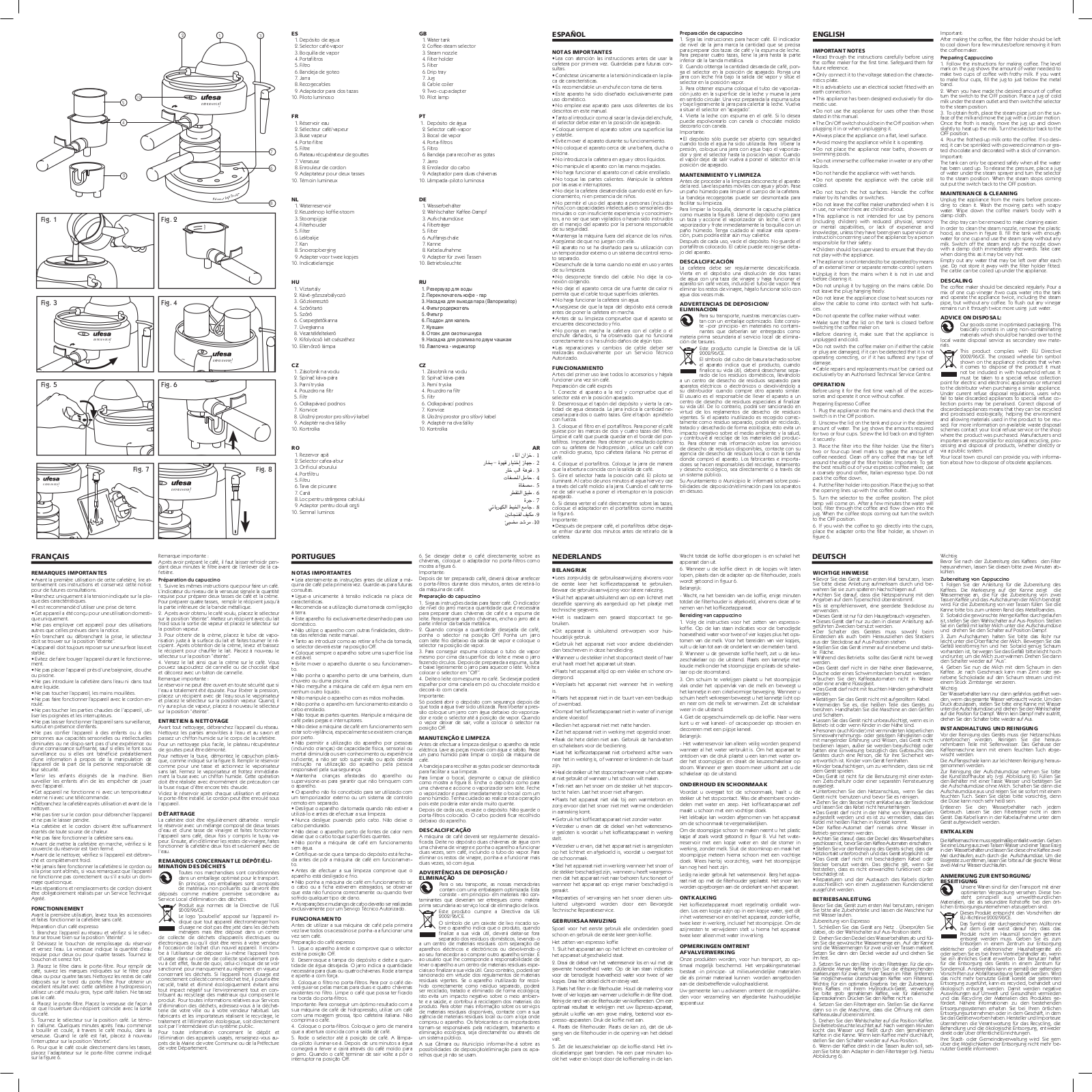 Ufesa CE7115 User Manual