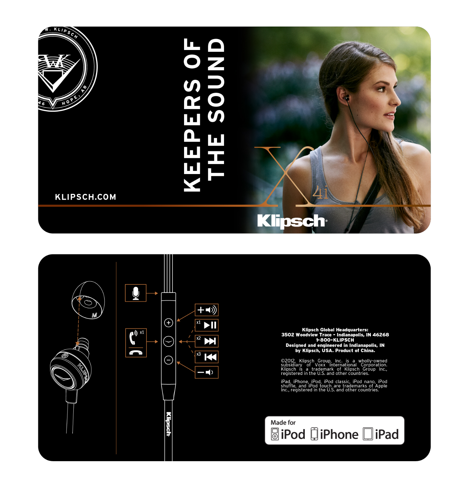 Klipsch X4i User Manual