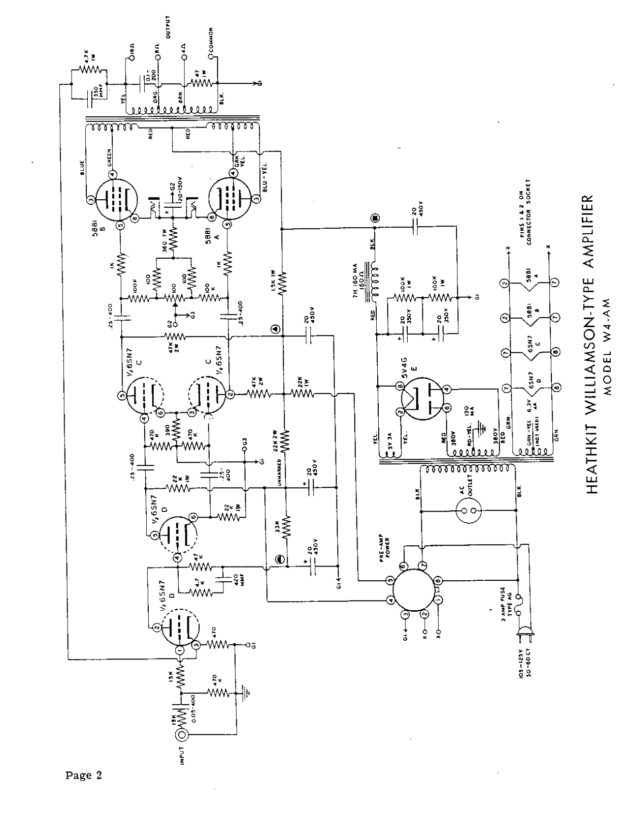 Heathkit w4m schematic