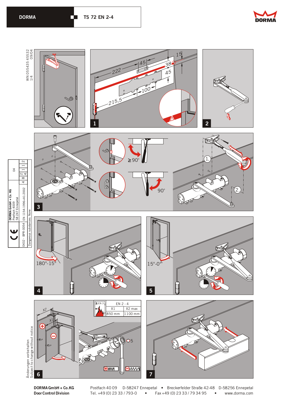 Dorma TS 72 User Manual - ManualMachine.com