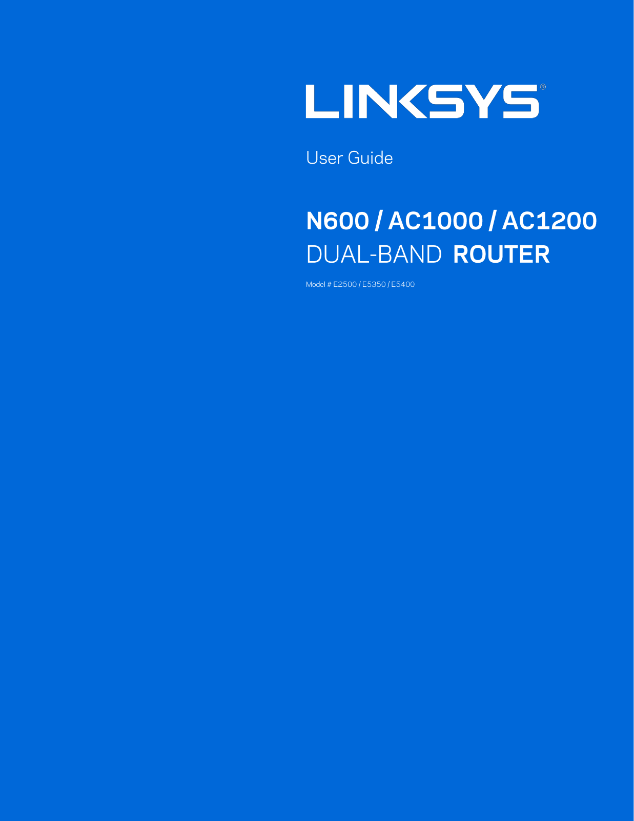 Linksys E5400-ME User Manual