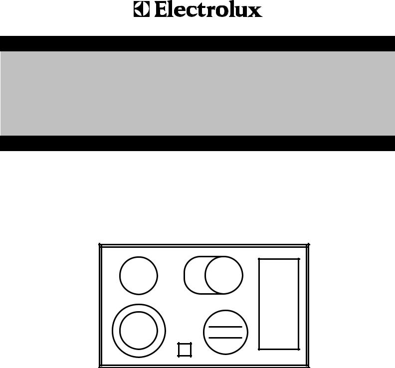 electrolux EHH 800 X User Manual