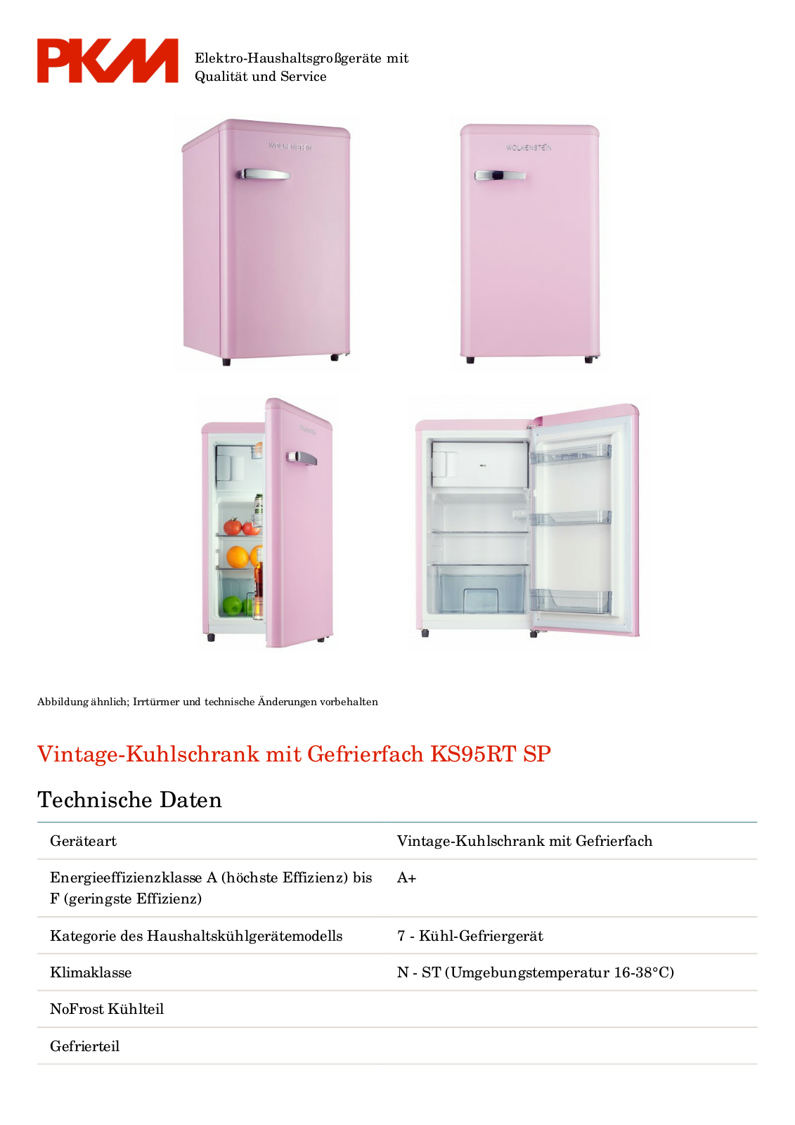 Wolkenstein KS95RT SP Service Manual