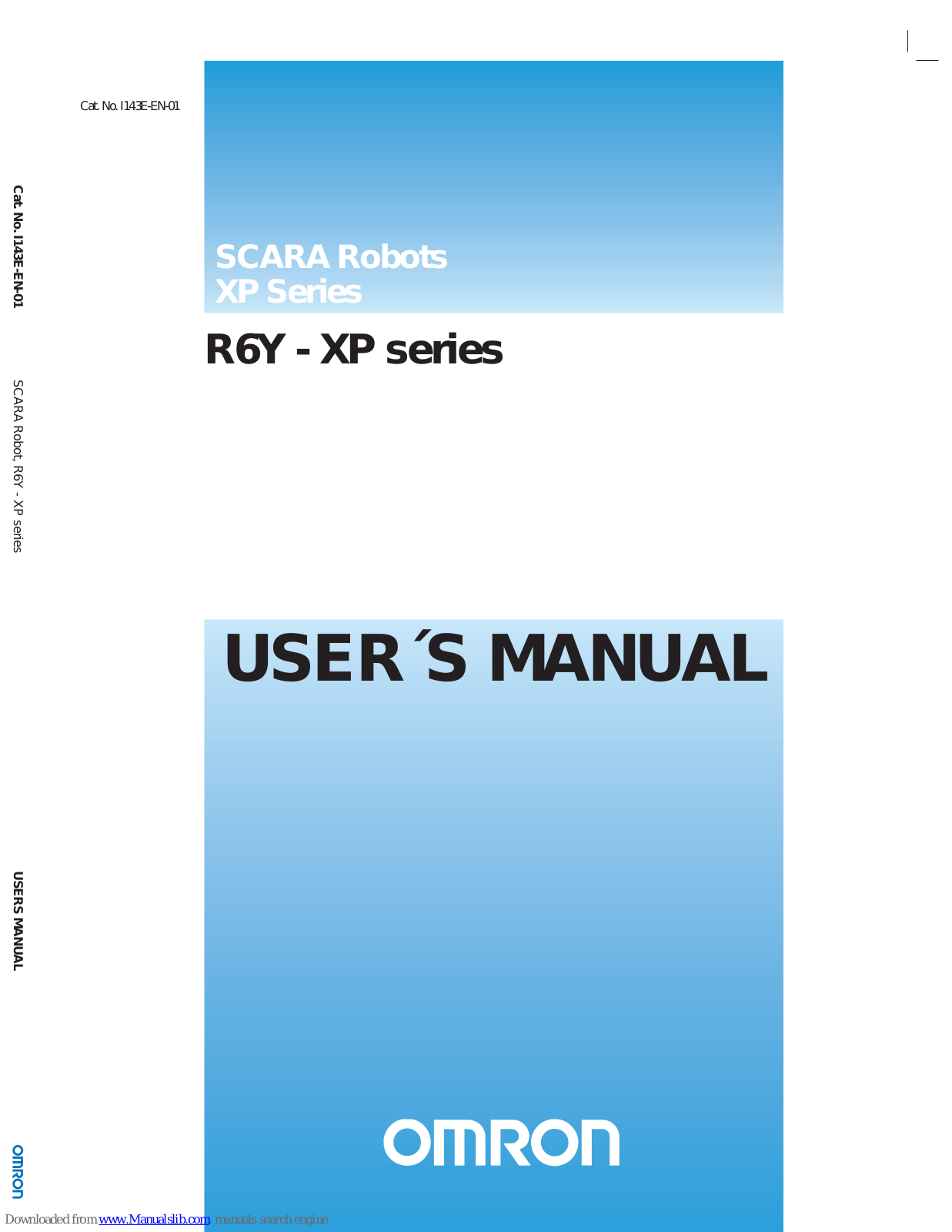 Omron Scara R6Y - XP, R6YXP500, R6YXP250, R6YXP1000, R6YXP350 User Manual