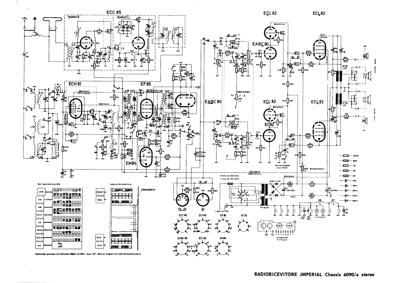 Jmperial 6090a schematic