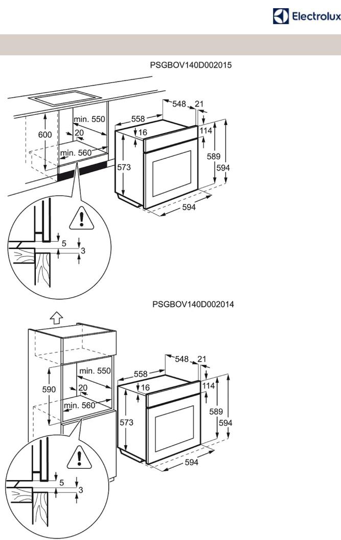 Electrolux EEC45650OX product sheet